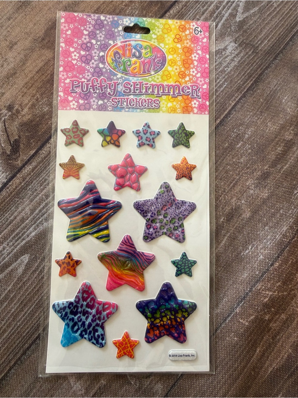 Lisa Frank sticker sheet